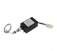 SMZhomeone Solénoïde d'arrêt électromagnétique 12 V XHQ-PT Valve Électrique Ajusteur d'accélérateur pour équipement lourd Moteur Arrêt Machines industrielles 23 x 8 x 5 cm