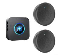 SMZhomeone Sonnette de porte intelligente sans fil pour chien avec 5 niveaux de volume et 55 options de carillon pour entraîner les chiots à signaler quand ils ont besoin d'aller à l'extérieur (1