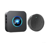 SMZhomeone Sonnette de porte intelligente sans fil pour chien avec 5 niveaux de volume et 55 options de carillon pour entraîner les chiots à signaler quand ils ont besoin d'aller à l'extérieur (1