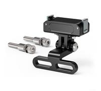 SMZhomeone Support de caméra d'action en alliage d'aluminium M5 L35 mm pour DJI Osmo360 et adaptateur 1/4 pour une installation sécurisée du guidon, noir (E)