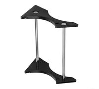 SMZhomeone Support de haut-parleur en acrylique pour JBL Flip 4/5/6, support stable qui élève le son, présentoir moderne pour installation audio à domicile et bureau, noir, 38,1 x 15,2 x 89,9 cm (noir