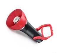 SMZhomeone Tuyau d'incendie haute pression en zinc avec réglage du jet direct, construction métallique, 16 x 16 x 20 cm, rouge, idéal pour la lutte contre les incendies en plein air et l'arrosage du