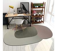 SN HUIPENG Grand tapis rond moderne géométrique surface tapis salon chambre irrégulier ovale lavable anti-lipnon non perdant 180 x 250 cm