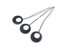 SN NATURSTEIN UG - Pendentif Collier de Shungite | Pierre Précieuse et Curative de Carélie - 3 Unités