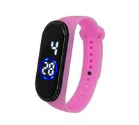 Sna411p1 Montre de sport unisexe en silicone 50 m, rose, taille unique