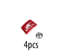 Snacanon-Cales De Plateau De Vélo,Entretoise Jowheel,Manivelle Carrée,Écrou À 2,2 En Fibre,Alliage D'aluminium,4 Pièces - Type 4pcs Red