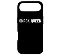 Snack Amusant Queen Mom Snacker pour Femme Amateur de collations Coque pour iPhone Air