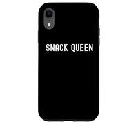 Snack Amusant Queen Mom Snacker pour Femme Amateur de collations Coque pour iPhone XR