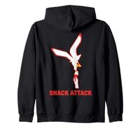 Snack Attack Mouette Volant Crème Glacée Humour Sweat à Capuche