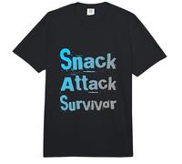 Snack Attack Survivor propulsé par Snacks This is My Snack Comfort Colors Adult Heavyweight T-Shirt