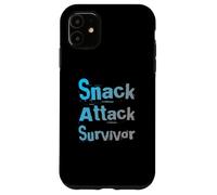 Snack Attack Survivor propulsé par Snacks This is My Snack Coque pour iPhone 11