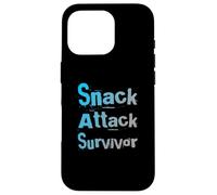 Snack Attack Survivor propulsé par Snacks This is My Snack Coque pour iPhone 16 Pro