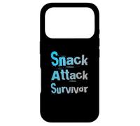 Snack Attack Survivor propulsé par Snacks This is My Snack Coque pour iPhone 17 Pro