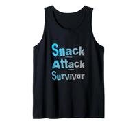 Snack Attack Survivor propulsé par Snacks This is My Snack Débardeur