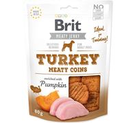 Snack BRIT Jerky Turkey Meaty Coins 80 g