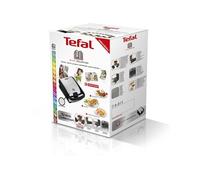 Tefal Snack Collection SW852D gaufrier et appareil à croque-monsieur 700 W Noir, Acier inoxydable