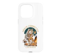 Snack Committee Chairman, Raccoon Camping Humor Coque pour iPhone 15 Pro