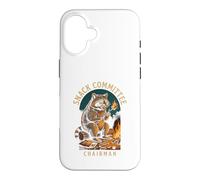 Snack Committee Chairman, Raccoon Camping Humor Coque pour iPhone 16