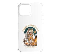 Snack Committee Chairman, Raccoon Camping Humor Coque pour iPhone 16 Pro Max