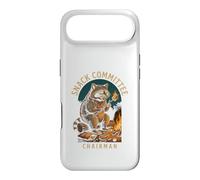 Snack Committee Chairman, Raccoon Camping Humor Coque pour iPhone Air