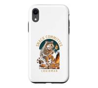 Snack Committee Chairman, Raccoon Camping Humor Coque pour iPhone XR