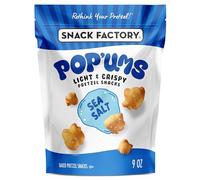 Snack Factory Pop'ums Sel de mer Bretzel Snacks, sachet de 255 g