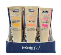 Snack IT Fresh Meat Mix | Pâtes pour Chiens & Chats | 12 x 75 g | Dr.Clauder's | Aliment complémentaire | Multipack 3 saveurs gourmandes | Volaille, Saumon & Porc