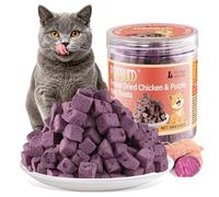 Snack Lyophilisé de Poulet avec Patate Douce Violette pour Chats et Chiens - Fibres Digestives, sans Additifs, Riche en Protéines