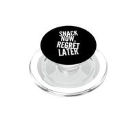 Snack Now Regret Later Propulsé par Snacks This is My Snack PopSockets PopGrip pour MagSafe