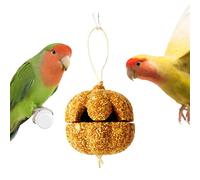 Snack pour calopsittes - Jouet en cage avec de naturelles | Nourriture interactive pour tourterelles, perruches, canaris, lapins, cochons d'Inde, chinchillas