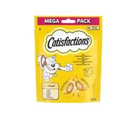 Snack pour chats Catisfactions, collations pour chat adulte et chiots goût fromage | 3 boîtes de 180 grammes chacun.