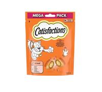 Snack pour chats Catisfactions, collations pour chat adulte et chiots goût poulet | 3 boîtes de 180 grammes chacun.