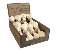 Snack pour chiens Gloria Rawhide Veau Masticable Nœud