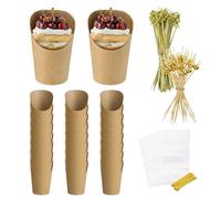 Snack Serving Party Cups - Mini tasses en papier - Mini entrées, portions jetables, conteneurs de bouchées salées | Buffet - Mini détenteurs de buffet, navires de traitement, amuse-bouches