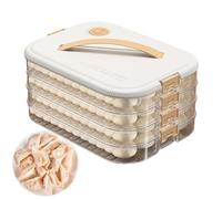 Snack Storage Container - Stackable Food Storage Boxes, Large Cookie Containers, Food Storages Containers, Refrigerator Storages Box Foods Snack Container For Dumplings Pasta Noodles Lasagna