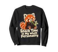 Snack Time, C'est Toute ma personnalité Red Panda Sweatshirt