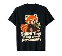 Snack Time, C'est Toute ma personnalité Red Panda T-Shirt Graphique avec Valeur