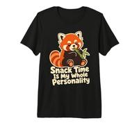 Snack Time, C'est Toute ma personnalité Red Panda T-Shirt Haut de Gamme