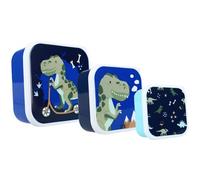 Snackbox Dinosaurier (3tlg.) Pret Eat Drink Repeat Brotdose