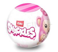 Snackles Peluche 12 cm série 1 de ZURU, Peluche avec Accessoire Snack