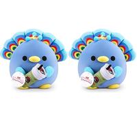 Snackles Peluche 20 cm série 3 de ZURU, Peluche avec Accessoire Snack (Levi) (Lot de 2)