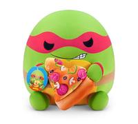Snackles Peluche 35 cm édition Tortues Ninja de ZURU, Peluche Ultra-Douce et Squishy de 35 cm Tortues Ninja avec Accessoire Snack Pizza.