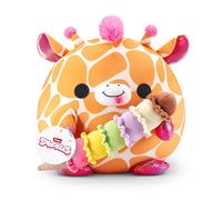 Snackles Peluche 35 cm série 1 sans Licence (Lola) de ZURU, Peluche avec Accessoire Snack