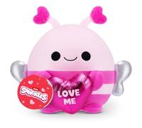 SNACKLES-Seasonal-Valentine Plush 8"-Series 2 Bumblebee with Heart-Shape Chocolate