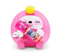 Snackles Série 1 - Paresseux, Peluche Surprise Moyenne, Peluche Ultra Douce, Confort Squishy Câlin, 28 cm, Peluche avec Licence Accessoire de Marque Snack (Sloth)