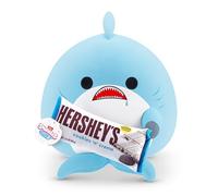 Snackles, Series 2, Shark (Hershey, Cookie n Cream), Plush Toy, Cuddly Squishy Comfort Plush with License Snack Brand Accessory, Large (40 cm), Brown Box, (Shark)