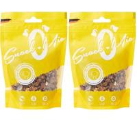 SNACKOMIO - Friandise Premium pour Chiens - Cubes croustillants de Viande d'agneau, sans céréales, 2 Paquet (1 x 125 g)