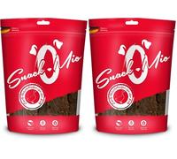 SnackOMio - Friandise Premium pour Chiens - lamelles de Viande Tendre de Canard, sans céréales, 2 Paquet (1 x 125g)