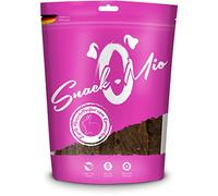 SNACKOMIO - Friandise premium pour chiens - lamelles tendres de viande de lapin, sans céréales, 1 paquet (1 x 125g)