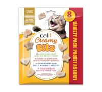 Snacks Catit Creamy Bitz Pack varié, 8 x 12 g